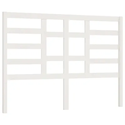 Obrázok produktu pre vidaXL Čelo postele biele 166x4x104 cm Masívne borovicové drevo