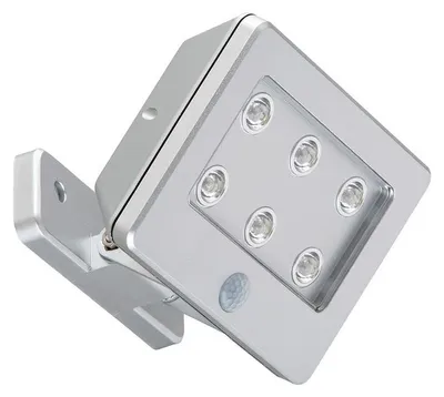 Produktbild von Sensor LED Außenleuchte, 12 cm, 0,36 W, Titan-Silber, Briloner Leuchten