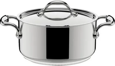 Image de Faitout inox 26cm + couvercle - Lagostina - 11116031226 - accademia lagofusion