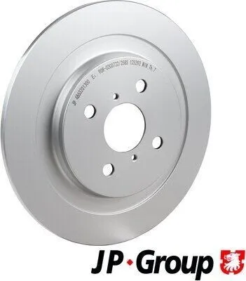 Produktbild von 2x JP GROUP Bremsscheibe 4863201300 hinten für TOYOTA Yaris Schrägheck (_P9_)
