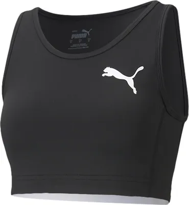 Produktbild von PUMA Cross The Line Crop Fitnesshirt 2.0 Damen puma black M