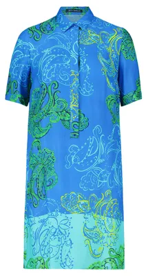 Produktbild von Kleid Kurz 1/2 Arm 5880 Green/Blue Größe 38