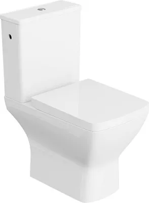 Produktbild von Lavita | WC Kompakt - Kompakte Toilette Lotus - Weiß - Rimfree - Leiser Toilettensitz - Horizontaler Abfluss