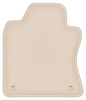 Produktbild von DURBAN Beige Velours-Fahrerfußmatte für Infiniti Q50 Limousine (2013-)