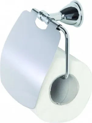 Produktbild von WC Papierrollenhalter mit Deckel Toilettenpapierhalter Klopapierhalter Classic