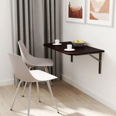 Obrázek produktu pro AKKE Wenge skládací stůl se zaoblenými rohy DxŠ: 90x60 cm