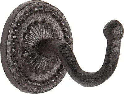 Zdjęcie produktu dla Haczyk ścienny Clayre & Eef 6x9x6 cm brązowy żelazo
