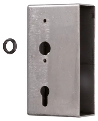 Zdjęcie produktu dla Alberts 417086 Kaseta zamka, bez zamka, odpowiednia do zamków typu 2784, stal, rozstaw 60 mm, 173 x 93 x 40 mm