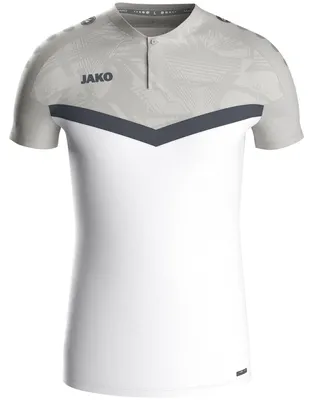 Produktbild von Jako Iconic Poloshirt Herren - Weiß / Soft Grey