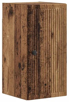 Imagen del producto de vidaXL Armario de pared para baño, estilo rústico, madera envejecida, 30 x 31 x 59 cm
