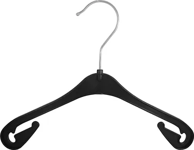 Produktbild von Kleiderbügel Kinderkleiderbügel Blusenbügel Shirtbügel NA26 schwarz 26 cm NEU 20 Stück