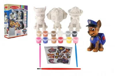 Image de Set créatif Figures à peindre Tlapková patrol/Paw Patrol 3pcs avec accessoires
