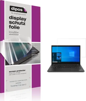 Image de 2x Film de protection d'écran pour Lenovo ThinkPad T14s Gen 2 protecteur clair dipos