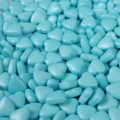 Produktbild von Streuselheld Blaue Herzen 40g - Zuckerstreusel und romantische Sprinkles zum Verzieren von Kuchen, Cupcakes & Desserts zum Valentinstag