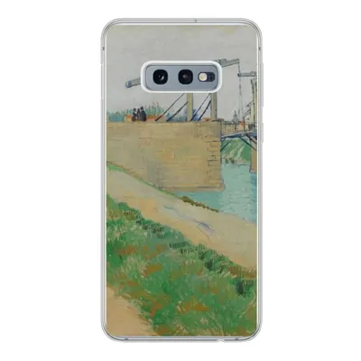 Produktbild von MuchoWow® Handyhülle Schutzhülle Hülle für Samsung Galaxy S10e Die Brücke von Langlois - Vincent van Gogh Silikon Softcase Handy Hülle - Handy