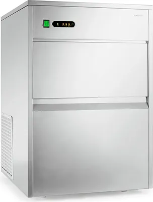 Produktbild von Klarstein Eiswürfelmaschine, Profi Ice Maker, Eiswürfelbereiter für Klare Eiswürfel, Eiswürfelmaschine für Gastro & Zuhause, Leise Eiswürfelmaschine Groß mit Eiswürfelbehälter, 260W, 50kg/Tag, Silber
