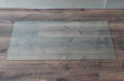 Produktbild von Rechteck 120x50cm - Funkenschutzplatte Kaminbodenplatte Glasplatte