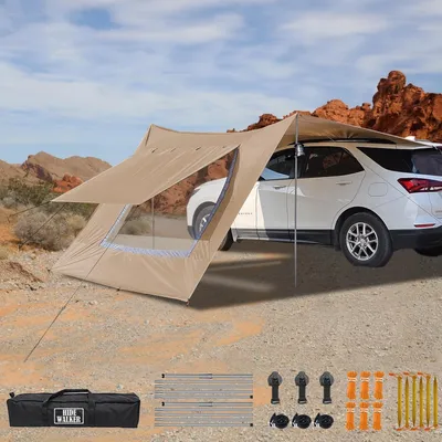 Produktbild von Wasserdichte Markise - Sonnenschutz - Campingzelt - 3 x 5 m - UV-Schutz UPF 50+