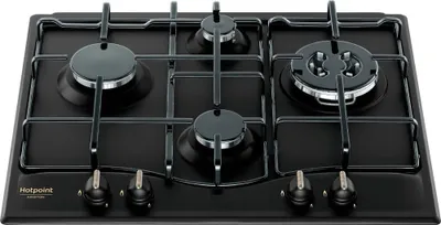 Produktbild von Hotpoint PCN 640 T (AN) R /HA, Anthrazit, Integriert, 60 cm, Gaskochfeld, Emailliert, 4 Zone(n)
