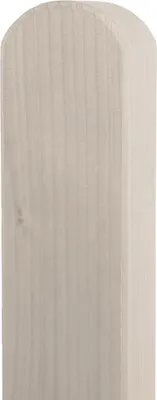 Produktbild von Zaunpfosten vierkant Douglasie Kopf gerundet-190 cm-kirschbaum 2