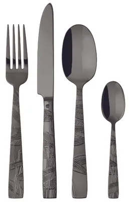 Zdjęcie produktu dla Jungle Sambonet Besteck 24tlg. Vh. Edelstahl/PVD 2Black 52767K81