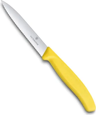 Produktbild von Victorinox 6.7736, Schälmesser, Edelstahl, Edelstahl, Gelb, Polypropylen, 27 g