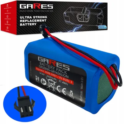 Zdjęcie produktu dla Gares Akumulator do Venga RVC3000 14,4V | 14,4V 2,6 Ah Li-Ion | Mocna Bateria do Robot Sprzątający | Wydajny Zamiennik Gares®