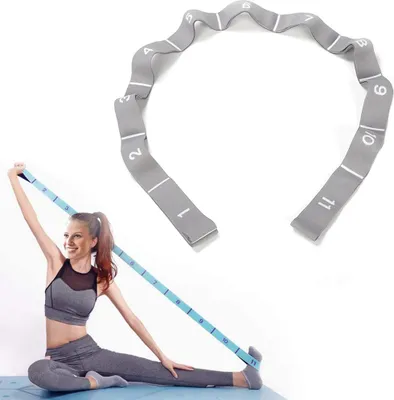 Obrázek produktu pro Pás s tažnou šňůrou, elastické domácí fitness zařízení pro pilates, odporové pásky