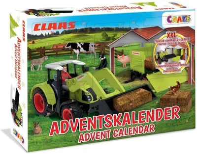 Image de CRAZE Calendrier de l'Avent pour enfants CLAAS Calendrier de l'Avent pour jouets XXL Edition