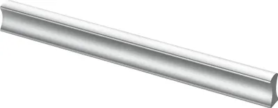 Produktbild von Hettich Möbelgriff Aluminium 8,7 x 160,0 x 17,0 mm - 1 Stück