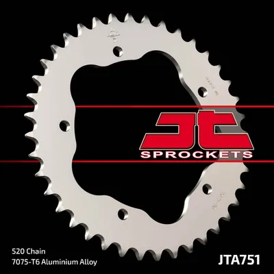 Produktbild von JT SPROCKETS Ultraleichtes Aluminiumritzel hinten 751 - 520