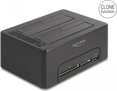 Image de DELOCK Station d'accueil USB double pour 2 x SATA HDD/SSD
