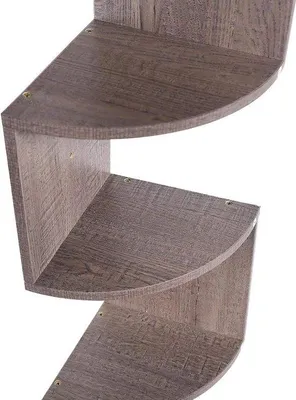 Produktbild von Famanu Bücherregal modernes Design - Eckenregal mit 5 Fächern