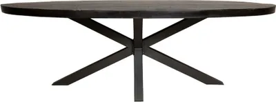 Produktbild von Esszimmer Tisch Denver Schwarz | Oval | 210 cm