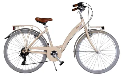 Produktbild von Via Veneto Bici City Bike Nuvò Damenfahrrad, 26 Zoll, 6-Gang, Beige Cappuccino