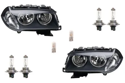 Obrázok produktu pre Johns, HSW halogénové svetlomety kompatibilné s BMW X3 E83 09/06- so sadou žiaroviek LR