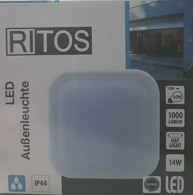 Produktbild von REV LED Außenleuchte 14 W eckig weiss Keller Leuchte