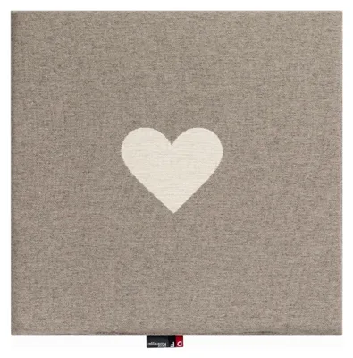 Produktbild von Sitzkissen Porto 'Herz' 40 x 40 cm Beige