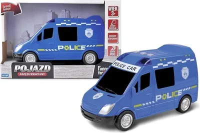 Obrázek produktu pro Zábavný Policejní Autobus se Zvuky a Světly pro Děti