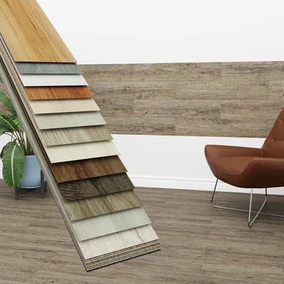 Immagine prodotto di Pavimento in vinile autoadesivo - Pannello in PVC - Rivestimento per pareti e pavimenti - Effetto legno vero - 91 x 15 cm - Marrone