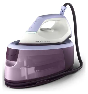 Image de Philips 3000 series PSG3000/30 Centrale vapeur, 2 400 W, 350 g/min, semelle céramique, 6 bars, 1,4 l, 120 g/min