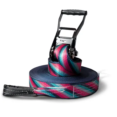 Produktbild von Slackline Set Lines, 25 Meter, inklusive Tragebeutel aus Leinen
