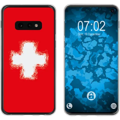 Produktbild von PhoneNatic Case kompatibel mit Samsung Galaxy S10e Silikon-Hülle WM Schweiz M10