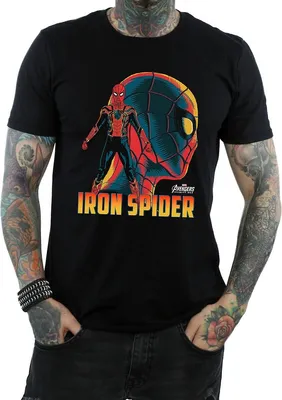 Produktbild von Avengers Infinity War - T-Shirt für Herren BI465 (3XL) (Schwarz)