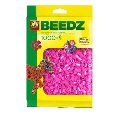 Image de SES Perles à presser, 1000 pcs, rose 00718
