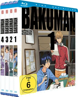 Produktbild von Bakuman - Staffel 1 - Gesamtausgabe - Bundle - Vol.1-4 (4 Blu-rays)