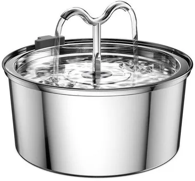 Image de Petit réservoir d'eau - Abreuvoir silencieux - Alimentation par USB - 3,2 litres - Abreuvoir pour animaux de compagnie - Convient aux chats et aux petits chiens