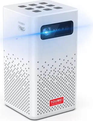 Image de 1080P Full HD Smart Projector Android TV 9.0 support Bluetooth, Blanc