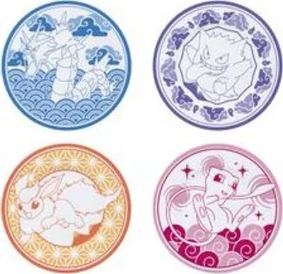 Produktbild von Pokémon - Japanese Style - Teller 4er-Set