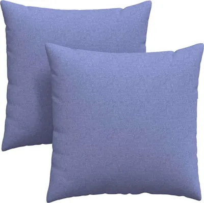 Produktbild von vidaXL Sofakissen 2 stk. Stoff Jeans blau 80 x 80 cm